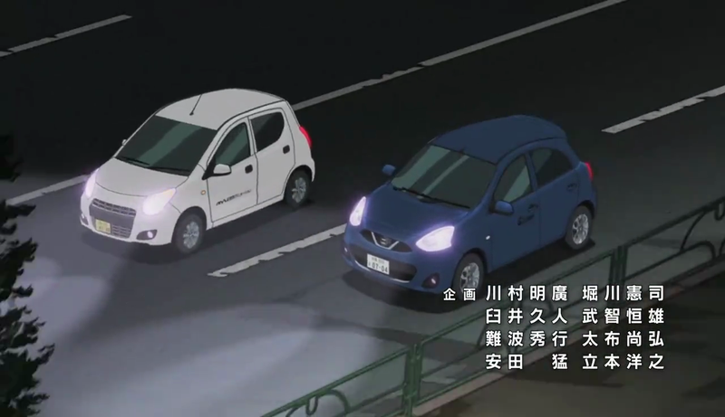 Suzuki Alto/Celerio vs. Nissan March/Micra battle in Shirobako